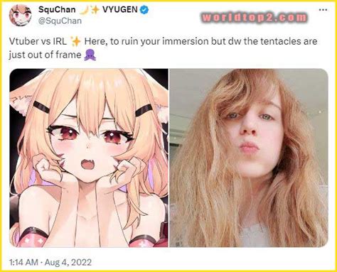 squchan vtuber face reveal|Twitch streamer SquChan face reveal, nationality and real name